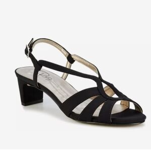 Ros Hommerson Leandra Black Strappy Heels